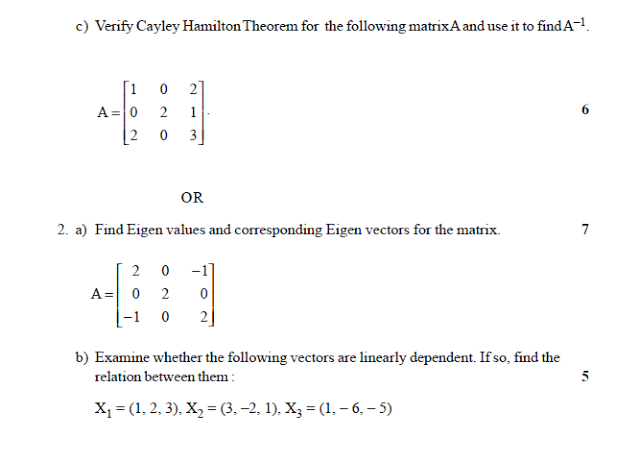 engineering mathematics question paper