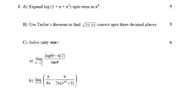 engineering mathamatics question paper