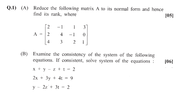 engineering mathematics question paper