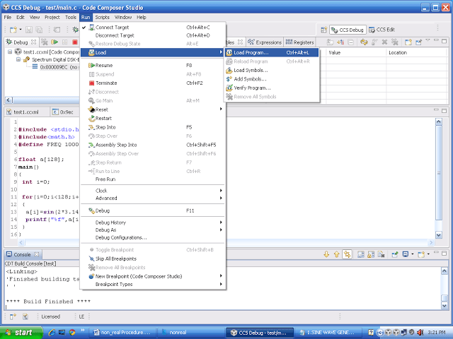 configure dsp processor