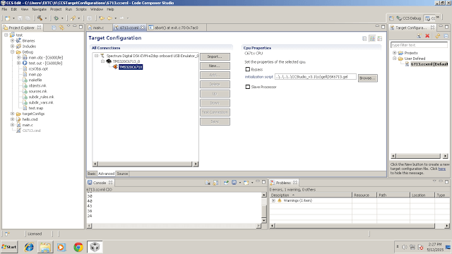 configure dsp processor