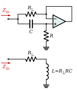 gyrator as inductor
